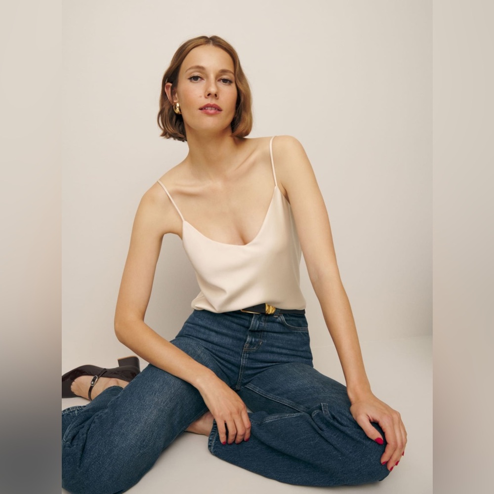 Reformation Cream Cami Top